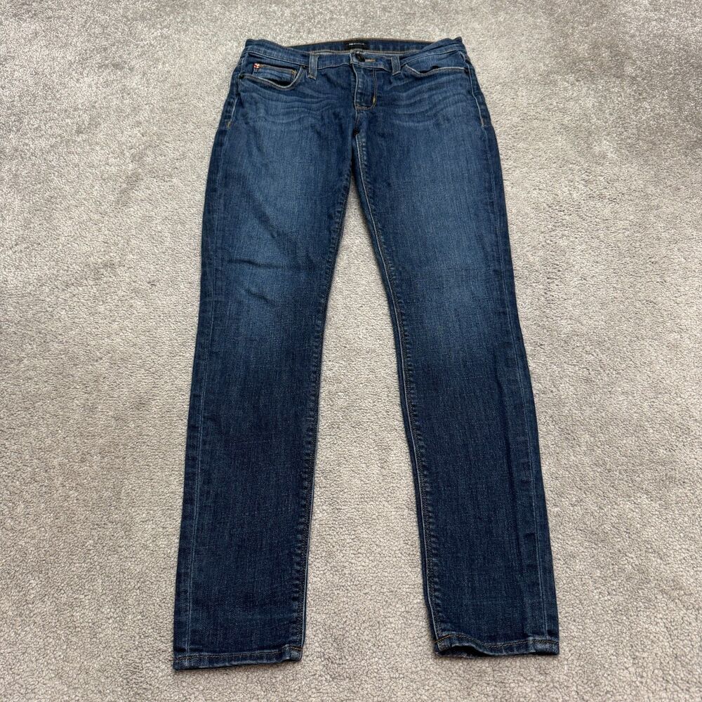 Hudson Krista Super Skinny Denim Jeans Womens 27 Blue Dark Wash Stretch Casual